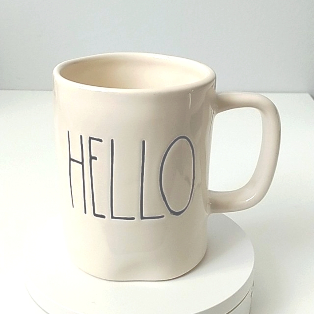 Magenta by Rae Dunn "Hello" Mug